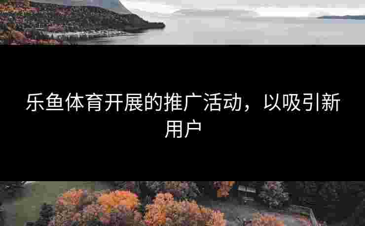 乐鱼体育开展的推广活动，以吸引新用户