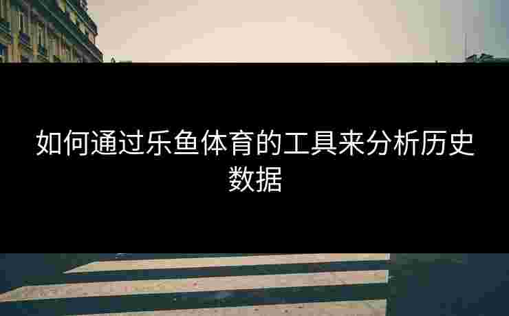 如何通过乐鱼体育的工具来分析历史数据