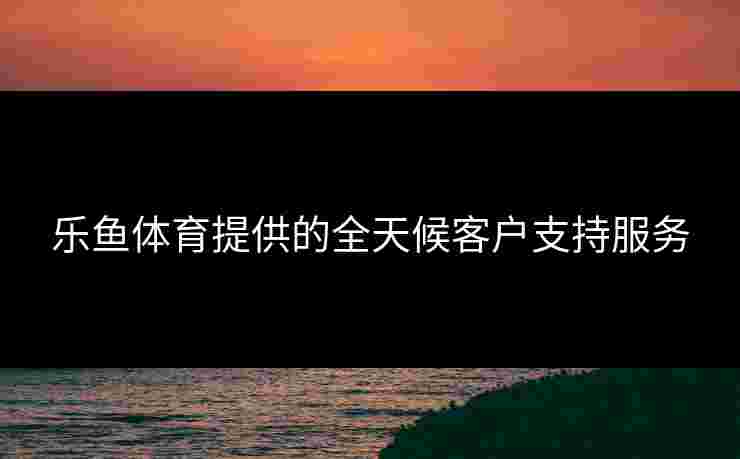 乐鱼体育提供的全天候客户支持服务